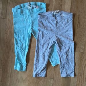 2 Pairs/Lot H&M Leggings Organic Cotton 3-4 years